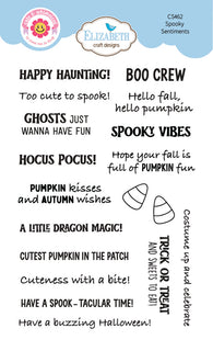 Spooky Sentiments - Clear Stamp