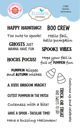 Spooky Sentiments - Clear Stamp