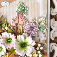 Autumn Harvest Florals - Elizabeth Craft Stamp And Die Set