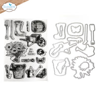 Garden of Love - Clear Stamp & Die Set