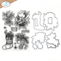 Deck the halls - Clear Stamp & Die Set
