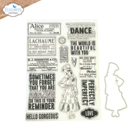 Getting Festive - Elizabeth Craft Stamp And Die Set