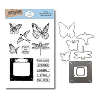 Where Wings Wander - Clear Stamp & Die Set
