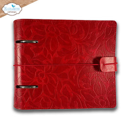 Festive Red Embossed - Memory Binder Square Page