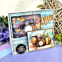 Hunkydory Essential Selection Paper Pad - Music Paper