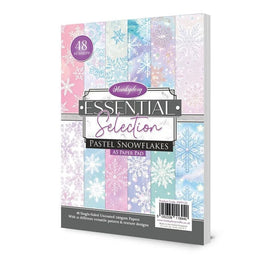 Hunkydory Essential Selection Paper Pad - Pastel Snowflakes