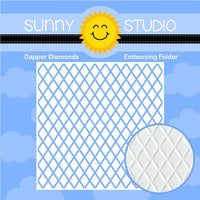 Dapper Diamonds Embossing Folder