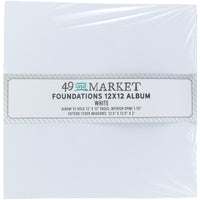 Foundations 12x12 Album - White
