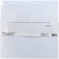 Foundations 12x12 Album - White