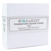 Foundations Square Album - White