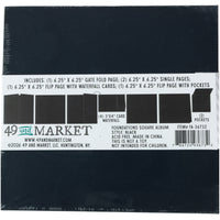 Foundations Square Album - Black