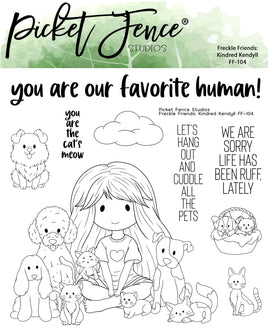 Freckle Friends: Kindred Kendyll - Clear Stamp