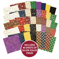 Festive Fancy Foiled Paper Pads - Rich Gold