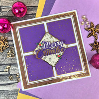 Festive Fancy Foiled Paper Pads - Rich Gold
