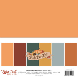 Feels Like Fall Echo Park Solids Collection Kit 12"X12"