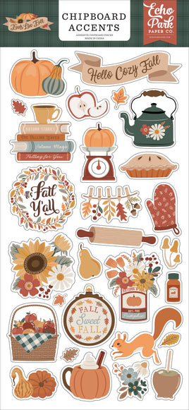 Feels Like Fall Echo Park Chipboard Accents 6"X13"
