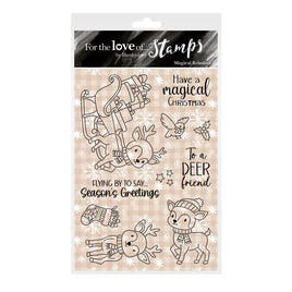 For the Love of Stamps - Magical Reindeer