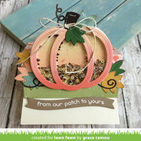Outside-In Stitched Pumpkin - Lawn Fawn Die