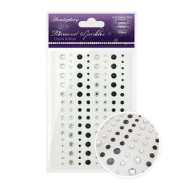 Diamond Sparkles Gemstones Crystal & Black