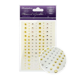 Diamond Sparkles Gemstones Gold & Silver