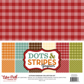 Autumn Gingham - Echo Park Collection Kit