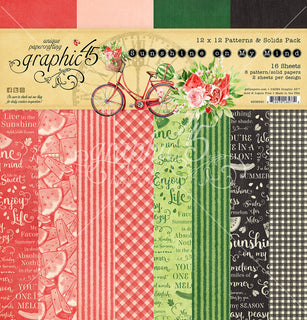 Sunshine on my Mind - 12X12 Patterns & Solids Paper Pack