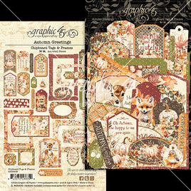 Autumn Greetings - Chipboard Tags & Frames