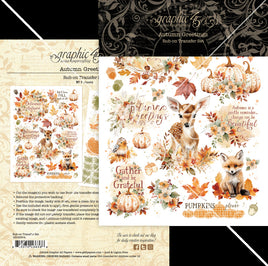 Autumn Greetings - Rub-on Transfers