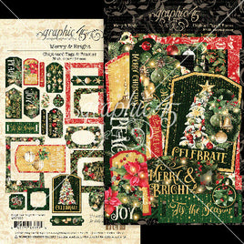 Merry & Bright - Chipboard Tags & Frames