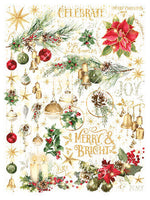 Merry & Bright - Rub-on Transfers