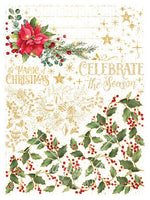 Merry & Bright - Rub-on Transfers