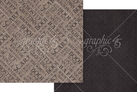 Nightscape Black - Double-Sided Cardstock 12"X12"