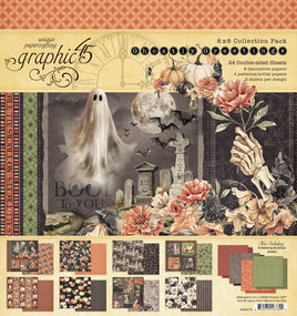 Ghostly Greetings - Graphic 45 Collection Pack 8"X8"