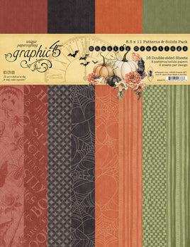 Ghostly Greetings - Graphic 45 Patterns & Solids Collection Pack 8.5"X11"