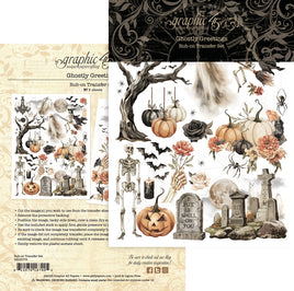 Ghostly Greetings - Graphic 45 Rub-On Transfers
