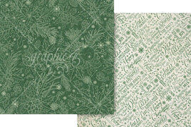 Boughs Of Holly - Deck The Halls Double-Sided Cardstock 12"X12"