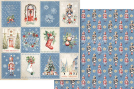 Nutcracker Parade - Deck The Halls Double-Sided Cardstock 12"X12"