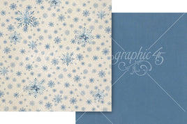 Winterland Blue - Deck The Halls Double-Sided Cardstock 12"X12"