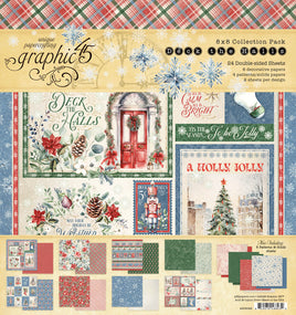 Deck The Halls - Graphic 45 Collection Pack 8"X8"