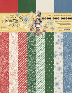 Deck The Halls - Graphic 45 Patterns & Solids Collection Pack 8.5