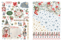 Deck The Halls - Graphic 45 Rub-On Transfers