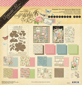 Botanical Tea - Graphic 45 Keepsake Kit With Exclusive Metal Die Set