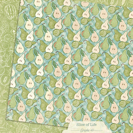 Gingham Pears - Graphic 45 Collection 12X12 Patterned Paper