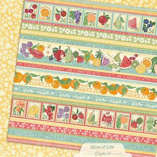 Silce of Life Borders - Graphic 45 Collection 12X12 Patterned Paper