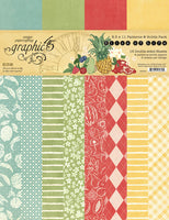 Slice of Life - Graphic 45 Patterns & Solids Collection Pack 8.5"X11"