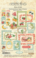 Slice of Life - Graphic 45 Chipboard Die-Cuts