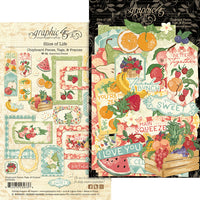 Slice of Life - Graphic 45 Chipboard Die-Cuts