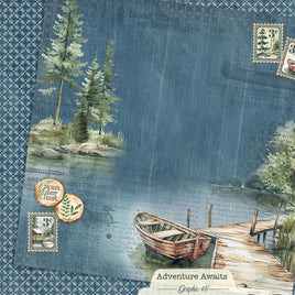 Boat Dock - Graphic 45 Collection 12X12 Patterned Paper