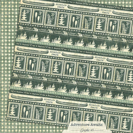 Adventure Awaits Borders - Graphic 45 Collection 12X12 Patterned Paper
