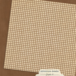 Woodland Brown - Graphic 45 Collection 12X12 Patterned Paper